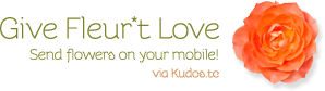 send flowers on your mobile with kudos.tc